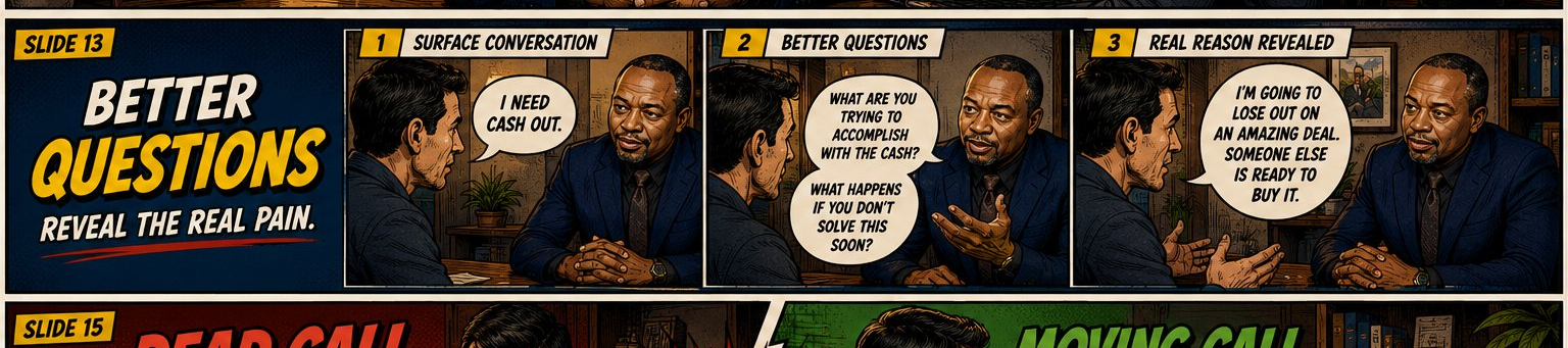 Illustration: Better questions reveal the real pain